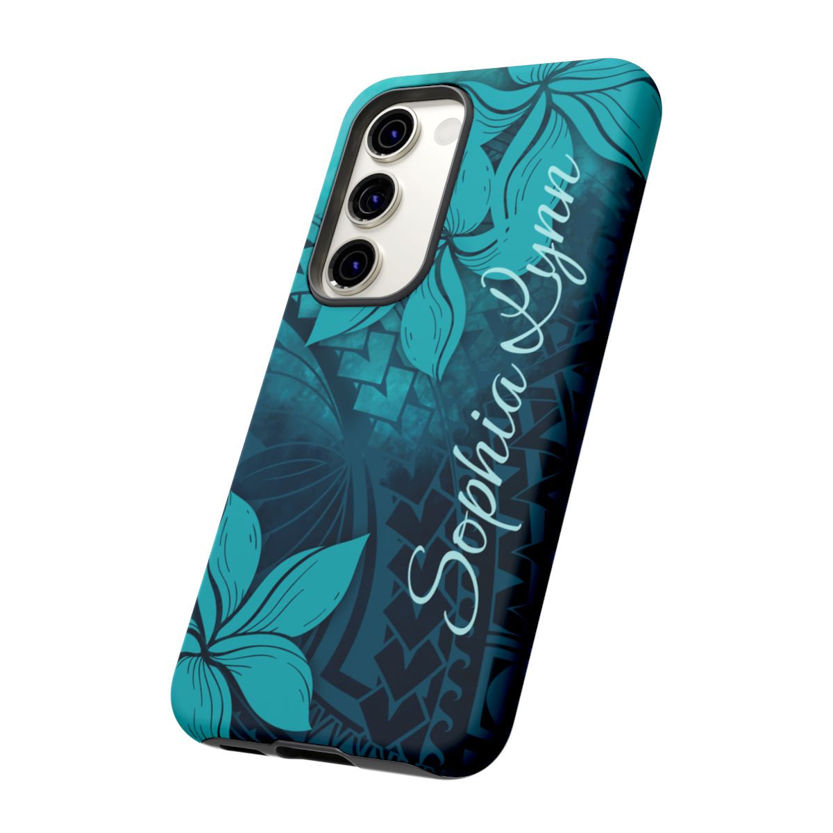 Moana Bloom Personalized Tough Case for Samsung Galaxy - Script Font Phone Case The Local Banyan