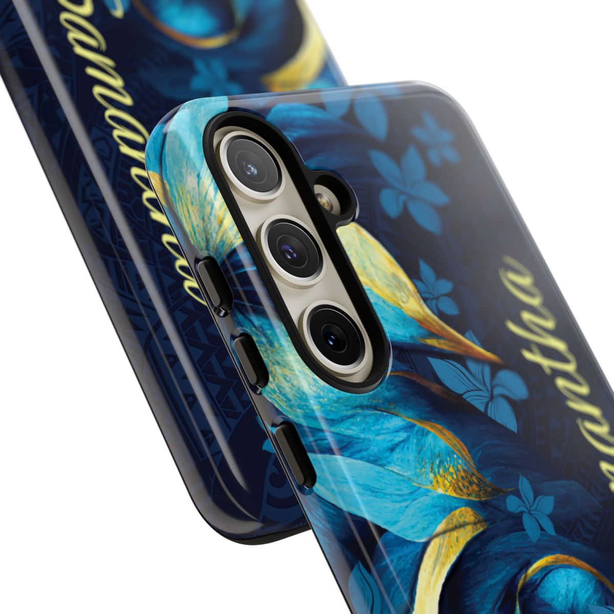 Pō Mahina Personalized Tough Case for Samsung Galaxy - Script Font Phone Case The Local Banyan