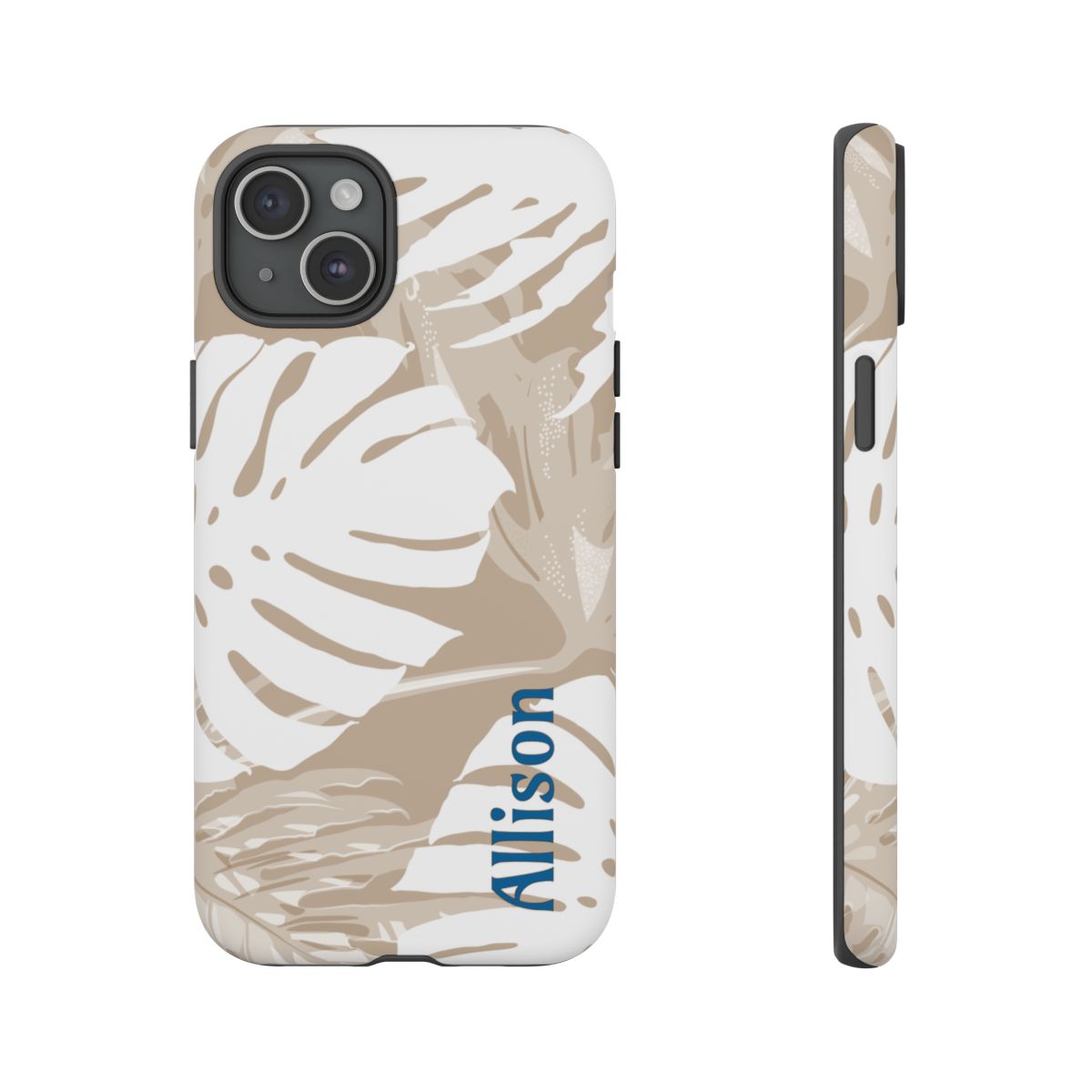 Exotic Monstera Personalized Tough Case for iPhone Phone Case The Local Banyan iPhone 15 Plus Matte