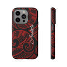 Island Tribal Personalized Tough Case for iPhone Phone Case The Local Banyan iPhone 14 Pro Matte