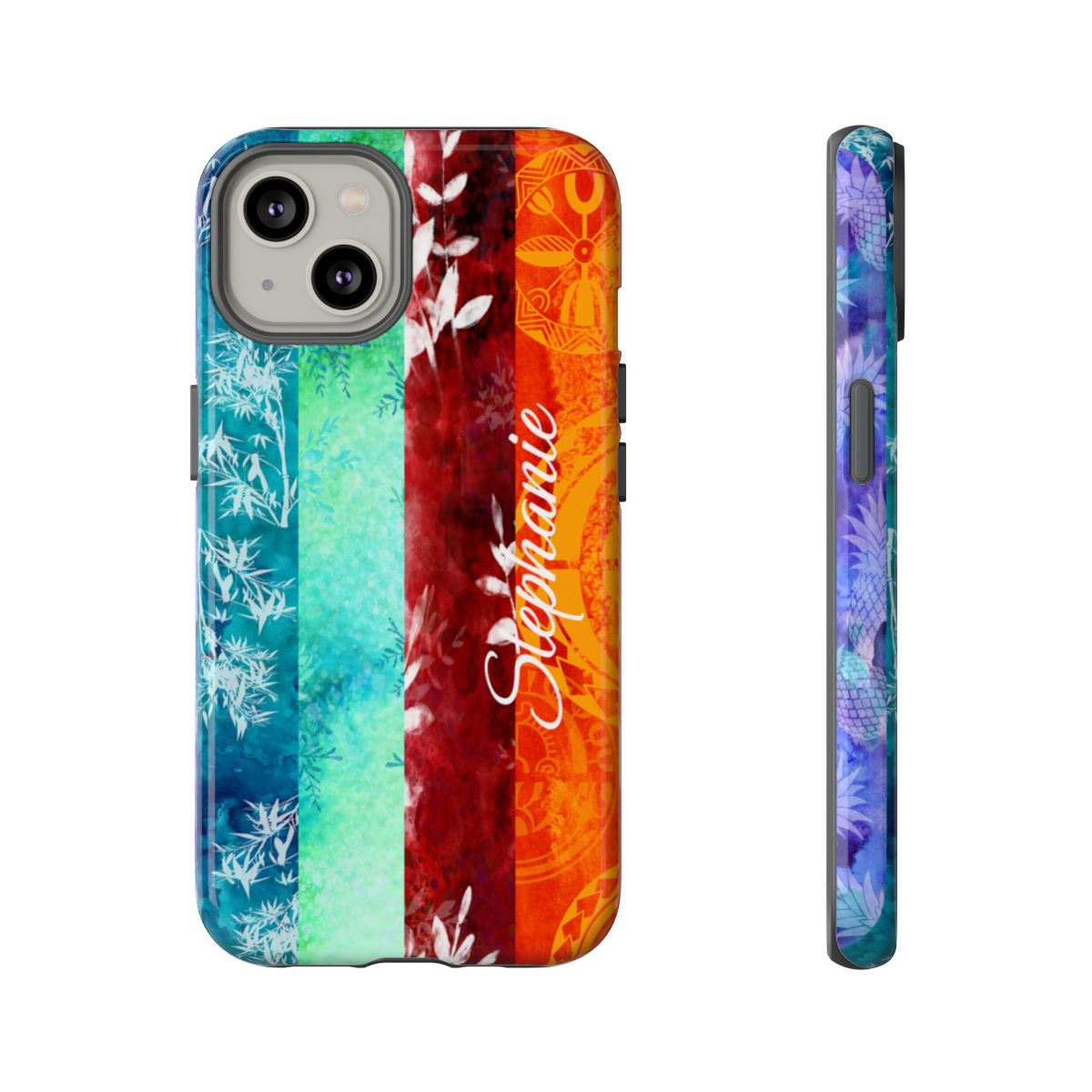 Island Vibes Personalized Tough Case for iPhone Phone Case The Local Banyan iPhone 14 Glossy