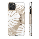 Exotic Monstera Personalized Tough Case for iPhone Phone Case The Local Banyan
