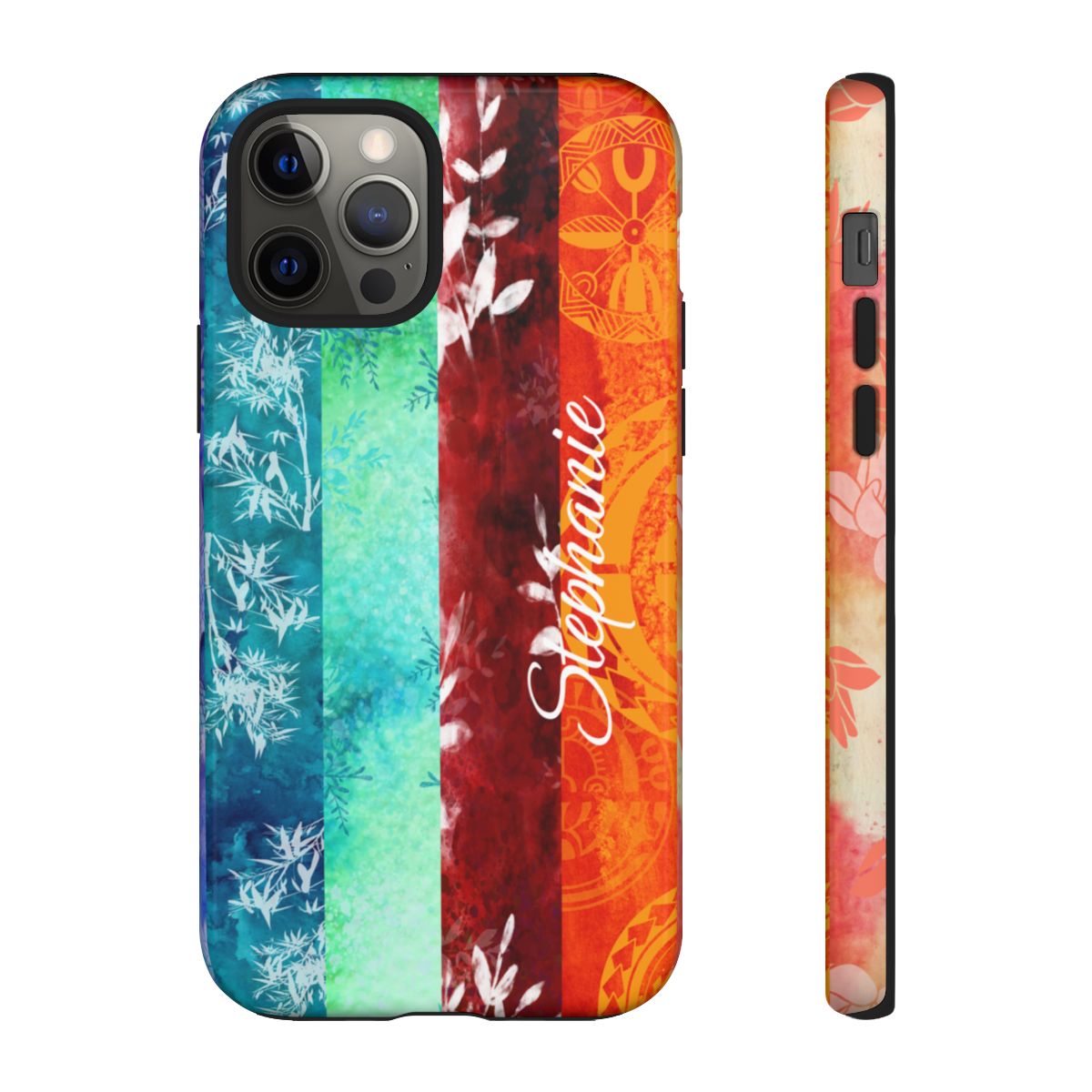 Island Vibes Personalized Tough Case for iPhone Phone Case The Local Banyan iPhone 12 Pro Glossy