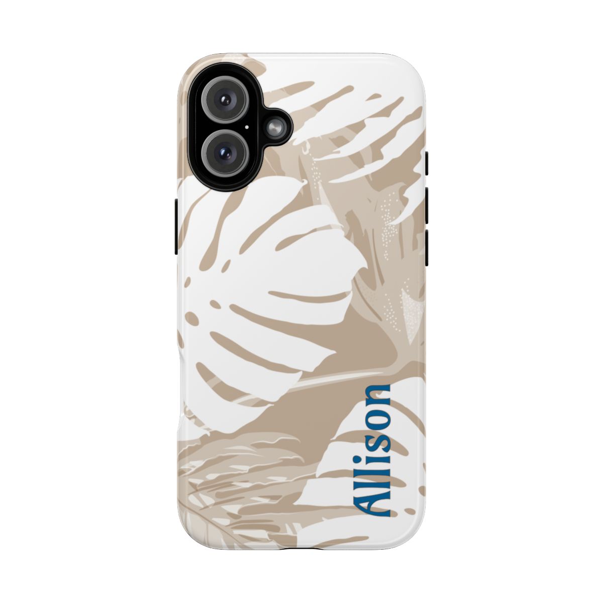 Exotic Monstera Personalized Tough Case for iPhone Phone Case The Local Banyan iPhone 16 Plus Glossy