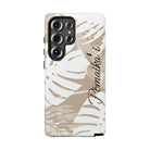 Exotic Monstera Personalized Tough Case for Samsung Galaxy Phone Case The Local Banyan Samsung Galaxy S25 Ultra Glossy