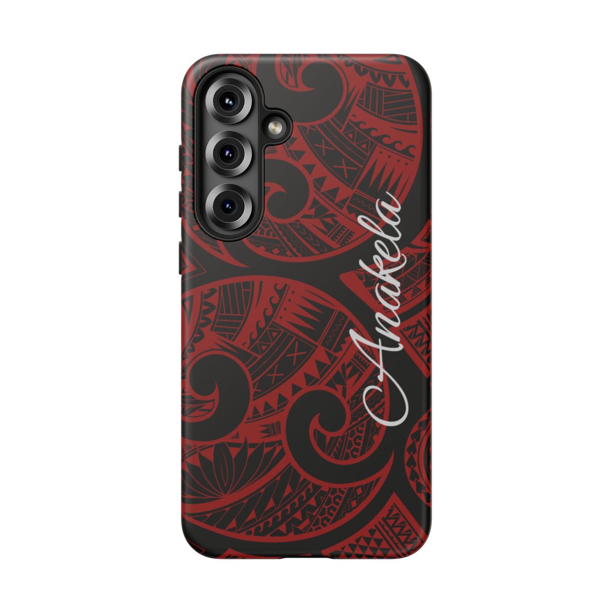 Island Tribal Personalized Tough Case for Samsung Galaxy - Script Font Phone Case The Local Banyan Samsung Galaxy S25 Plus Matte