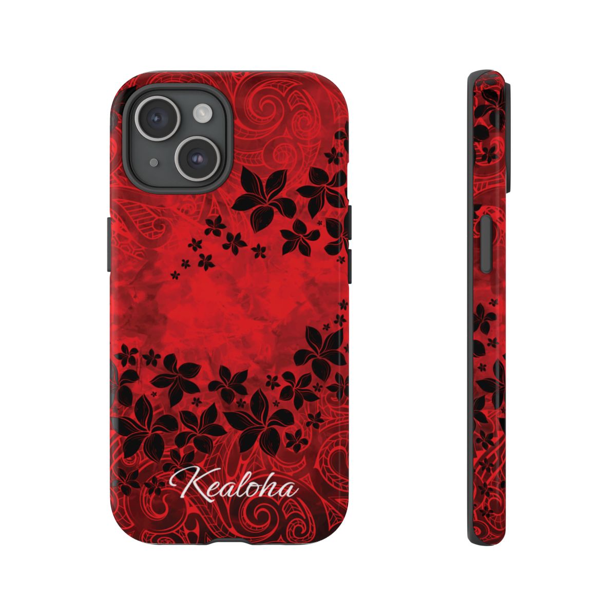 Keahi Pua Personalized Tough Case for iPhone Phone Case The Local Banyan iPhone 15 Glossy