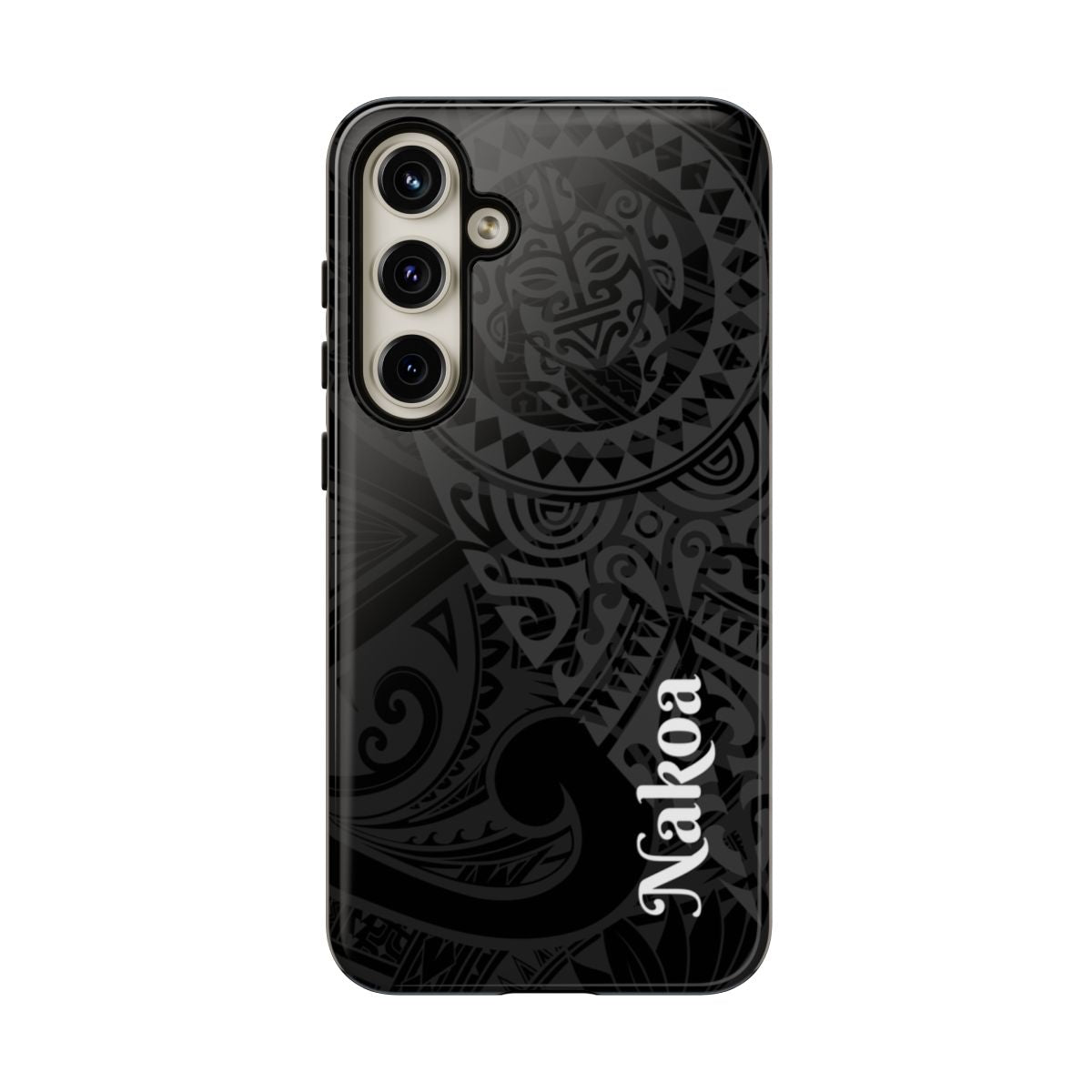 Tribal Guardian Personalized Tough Case for Samsung Galaxy Phone Case The Local Banyan Samsung Galaxy S24 Plus Glossy