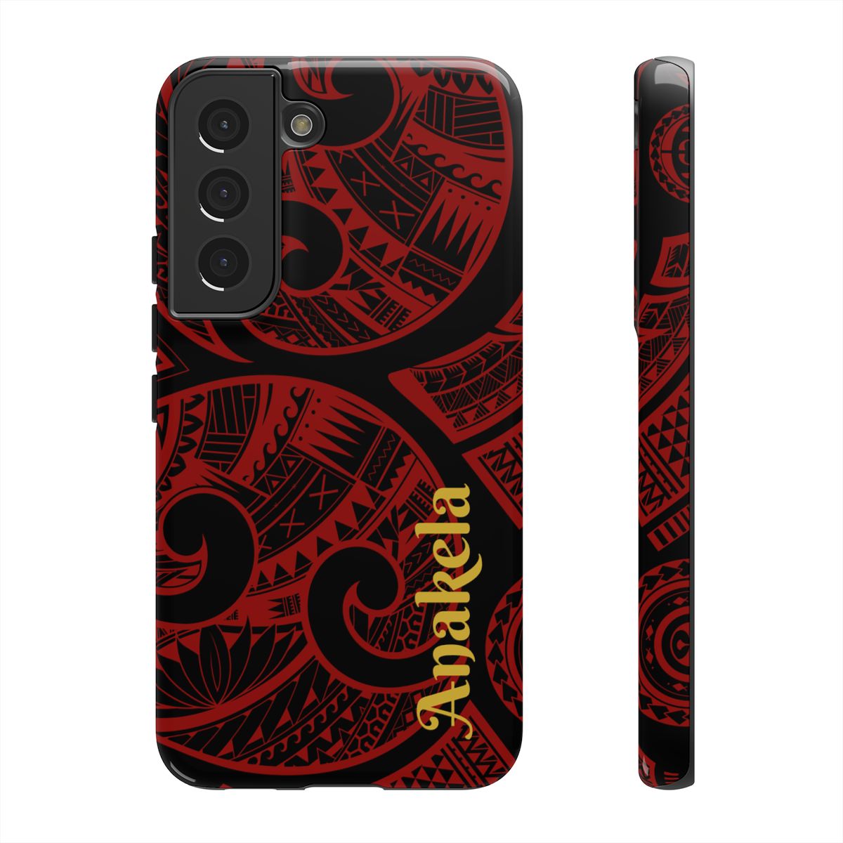 Island Tribal Personalized Tough Case for Samsung Galaxy Phone Case The Local Banyan Samsung Galaxy S22 Glossy