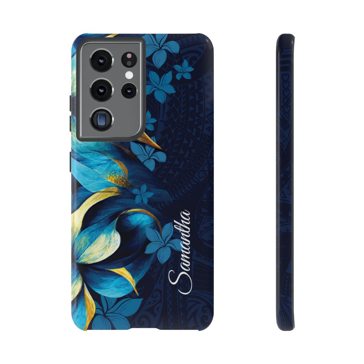 Po Mahina Personalized Tough Case for Samsung Galaxy Phone Case The Local Banyan Samsung Galaxy S21 Ultra Glossy