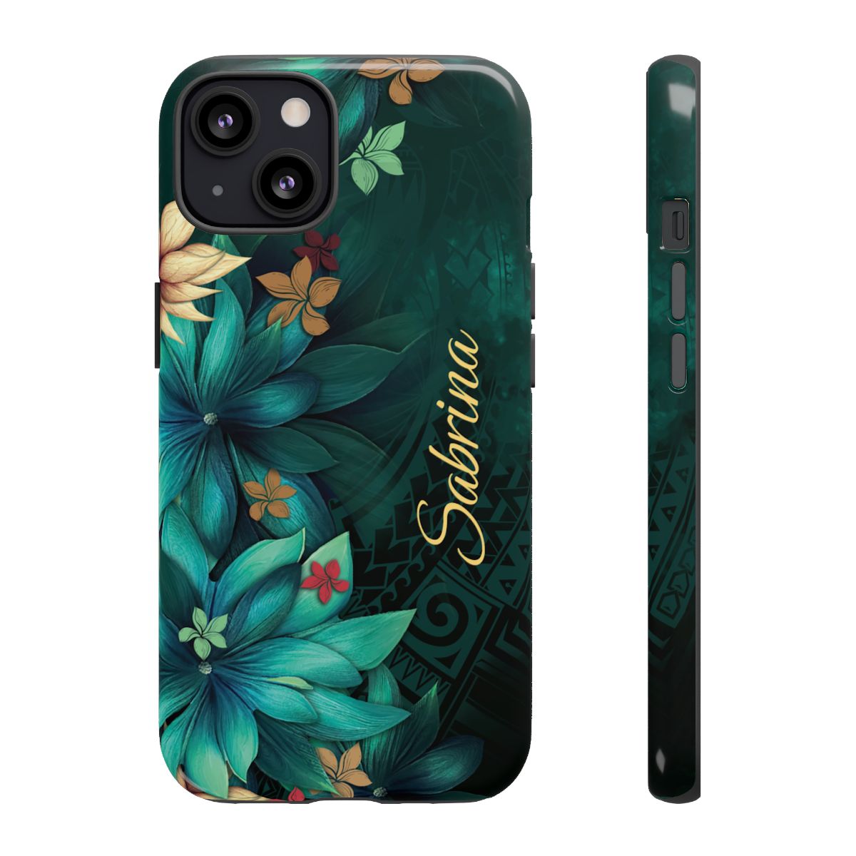 Aloha Whispers Personalized Tough Case for iPhone Phone Case The Local Banyan iPhone 13 Glossy