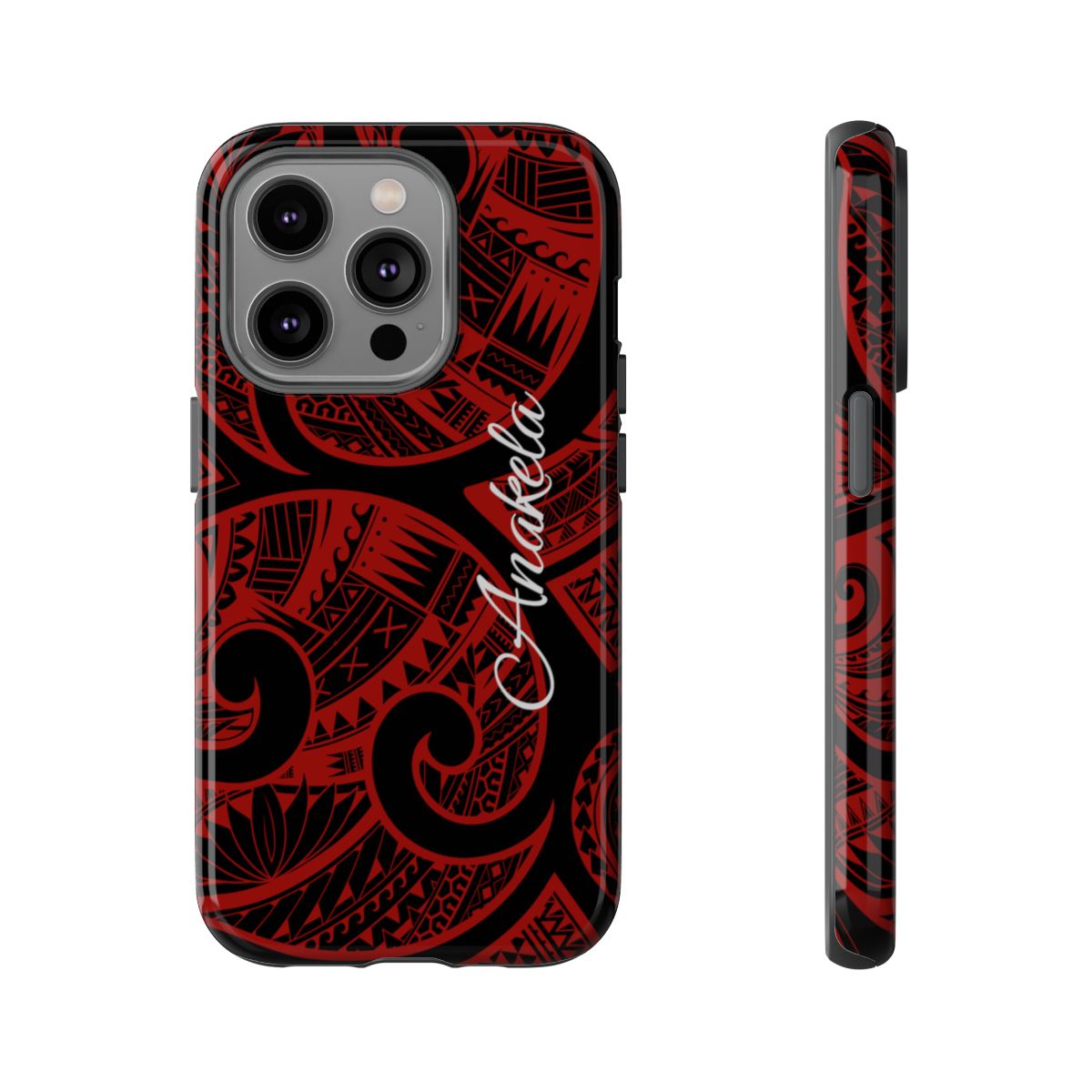Island Tribal Personalized Tough Case for iPhone Phone Case The Local Banyan iPhone 14 Pro Glossy