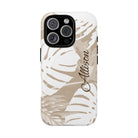 Exotic Monstera Personalized Magnetic Case for iPhone Phone Case The Local Banyan iPhone 16 Pro Glossy