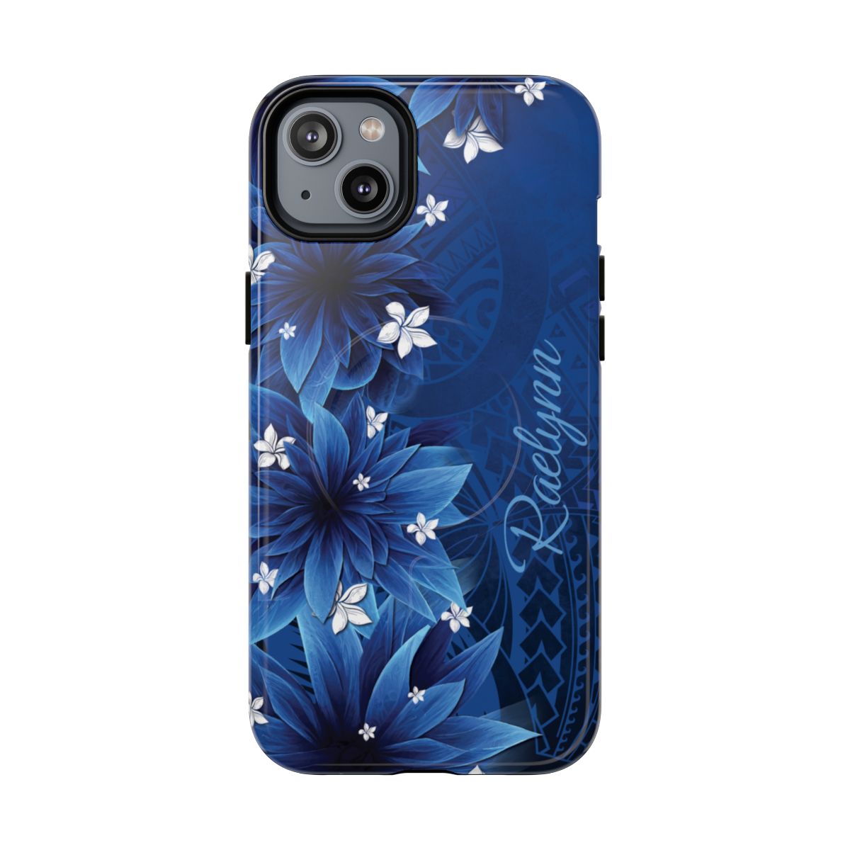 Hoku Pua Personalized Magnetic Tough for iPhone Phone Case The Local Banyan iPhone 14 Plus Glossy