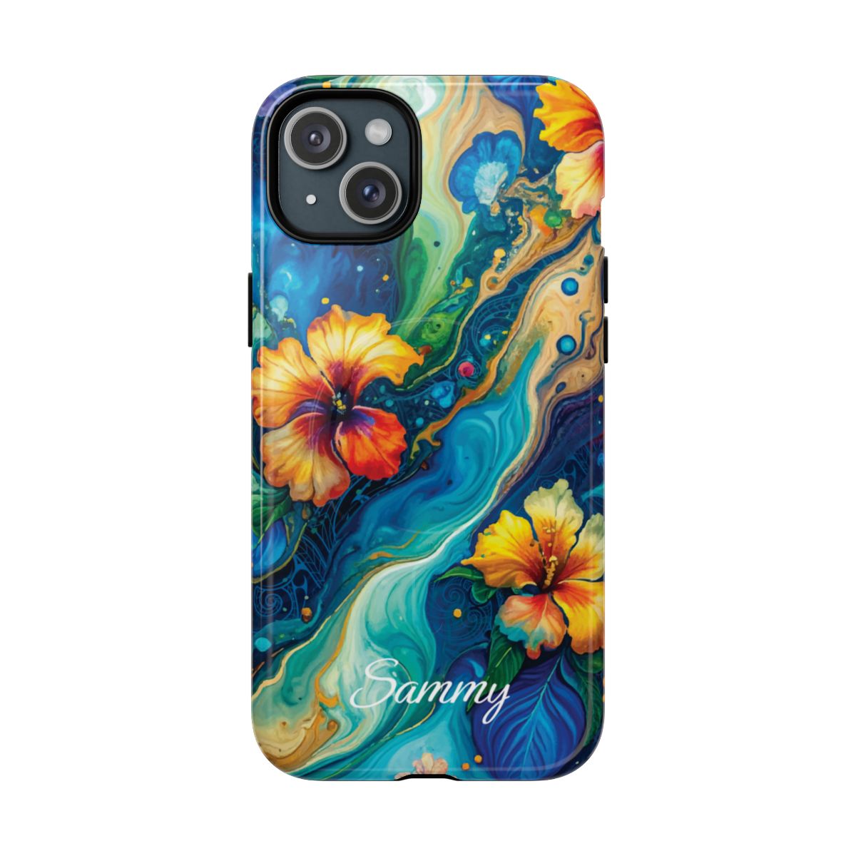 Aloalo Drift Personalized Magnetic Case for iPhone Phone Case The Local Banyan Glossy iPhone 15 Plus