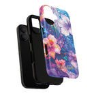 Woman holding Aloha Wai Personalized MagSafe iPhone Case - Hawaiian Aloha Tropical Floral Design - The Local Banyan
