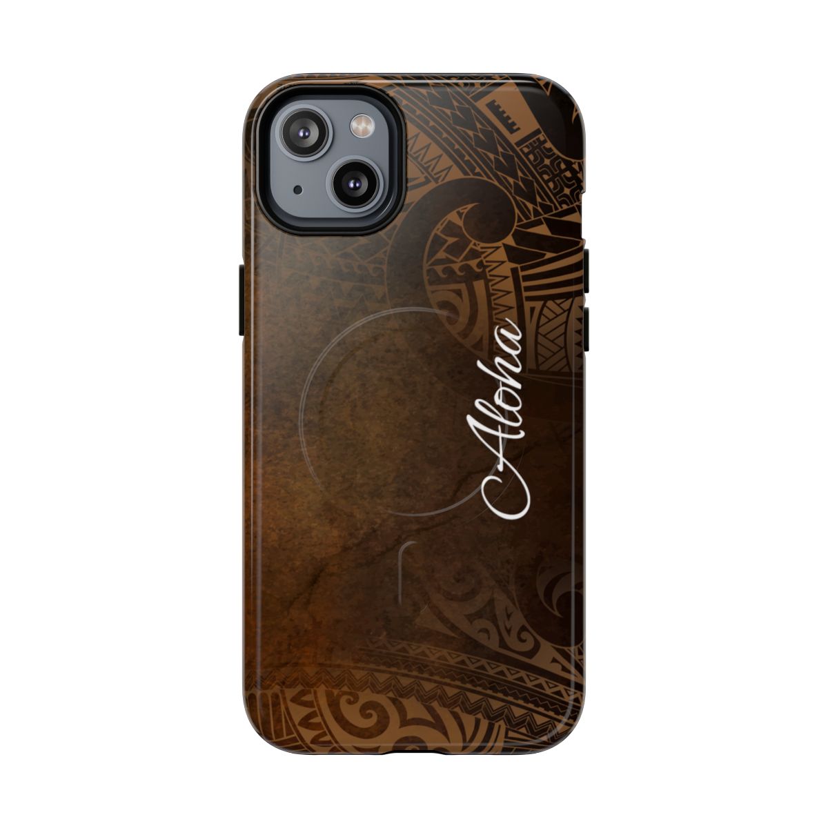 Aloha Aina Personalized Magnetic Case for iPhone Phone Case The Local Banyan iPhone 14 Plus Glossy