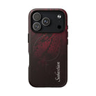 Eternal Ember Personalized MagSafe iPhone Case iPhone 17 Pro Matte - Hawaiian Red Tribal Polynesian Design - The Local Banyan