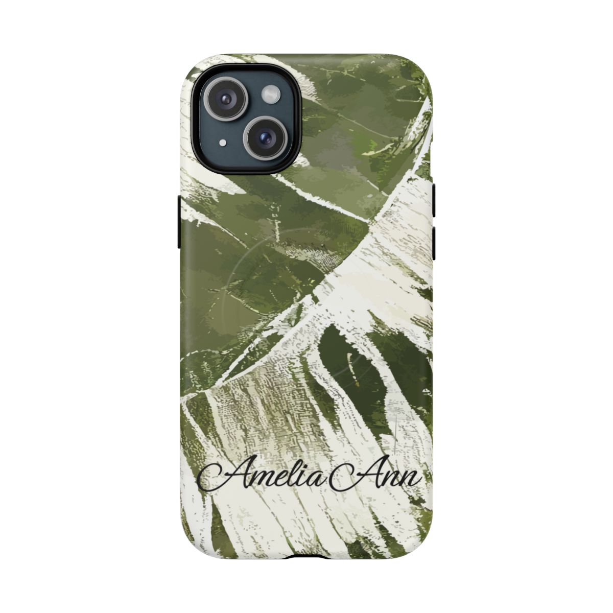 Island Breeze Personalized Magnetic Tough Case for iPhone Phone Case The Local Banyan iPhone 15 Plus Matte