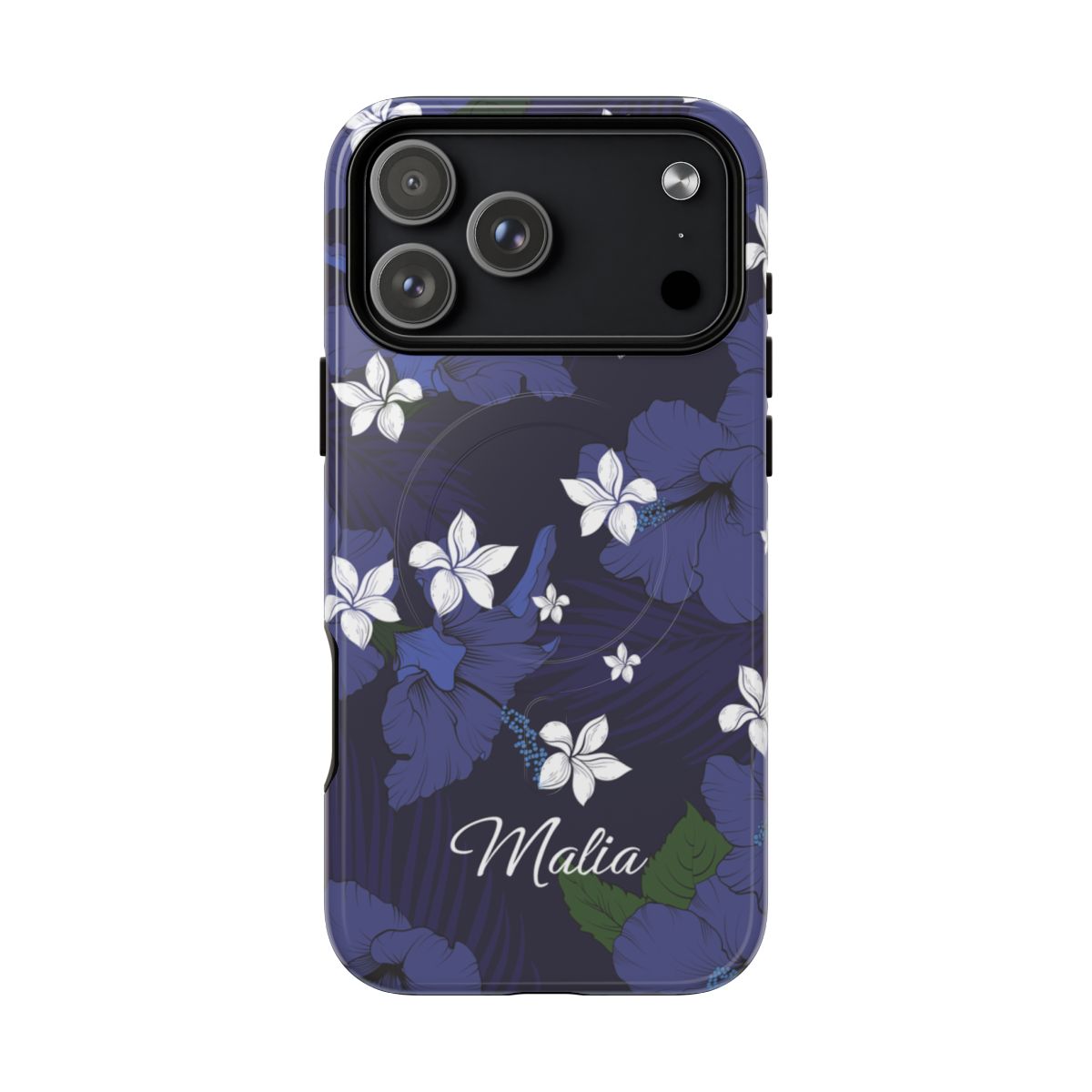 Vintage Blue Personalized Magnetic Case for iPhone Phone Case The Local Banyan iPhone 17 Pro Max Glossy