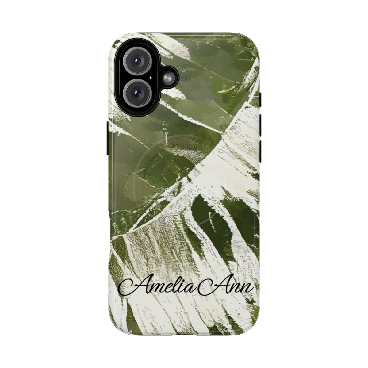 Island Breeze Personalized Magnetic Tough Case for iPhone Phone Case The Local Banyan iPhone 16 Plus Glossy