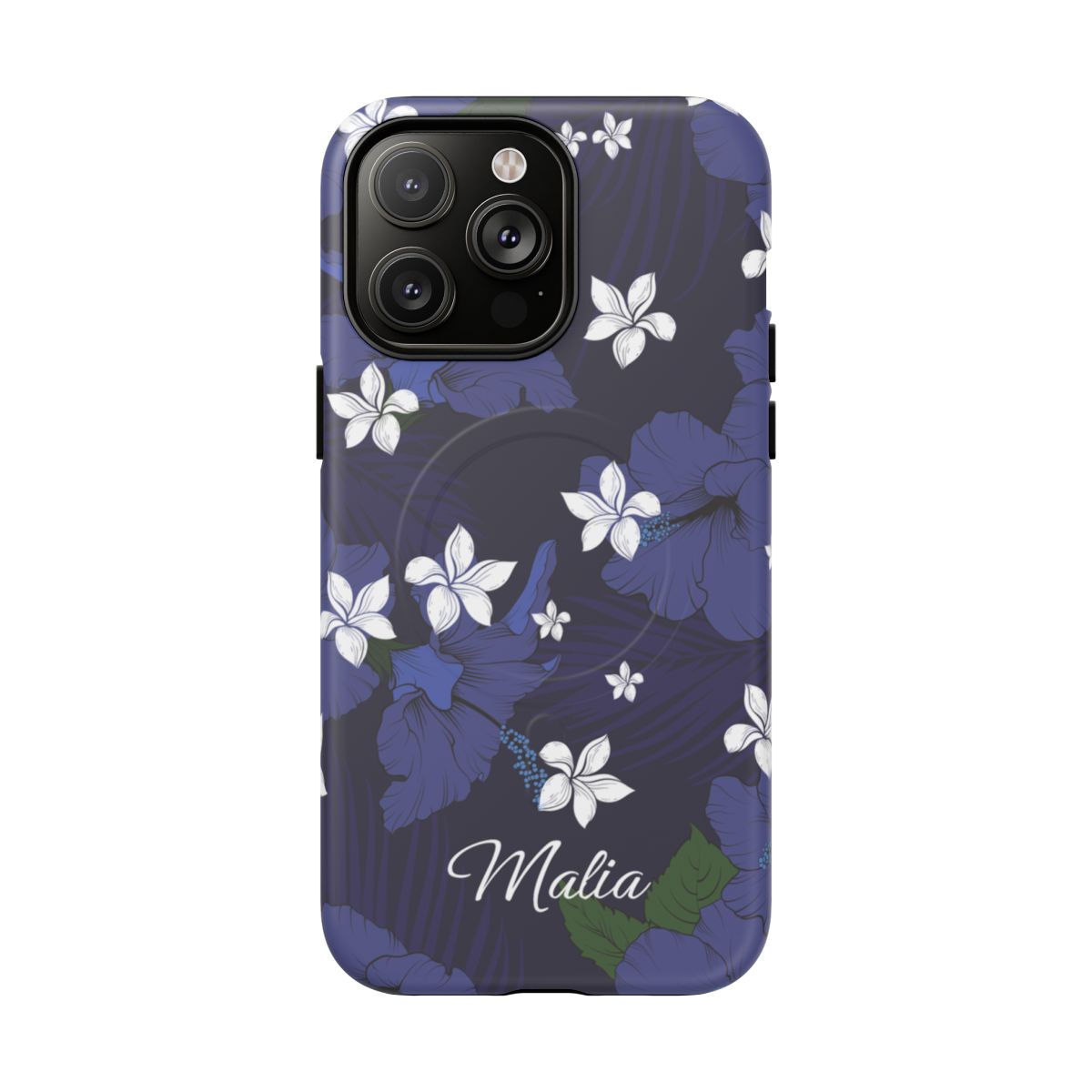 Vintage Blue Personalized Magnetic Case for iPhone Phone Case The Local Banyan iPhone 14 Pro Max Matte