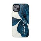 Hana Breeze Personalized MagSafe iPhone Case Side View - Dual Layer Drop Protection Hawaiian Phone Case - The Local Banyan