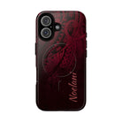 Eternal Ember Personalized MagSafe iPhone Case iPhone 16 Glossy - Hawaiian Red Tribal Polynesian Design - The Local Banyan