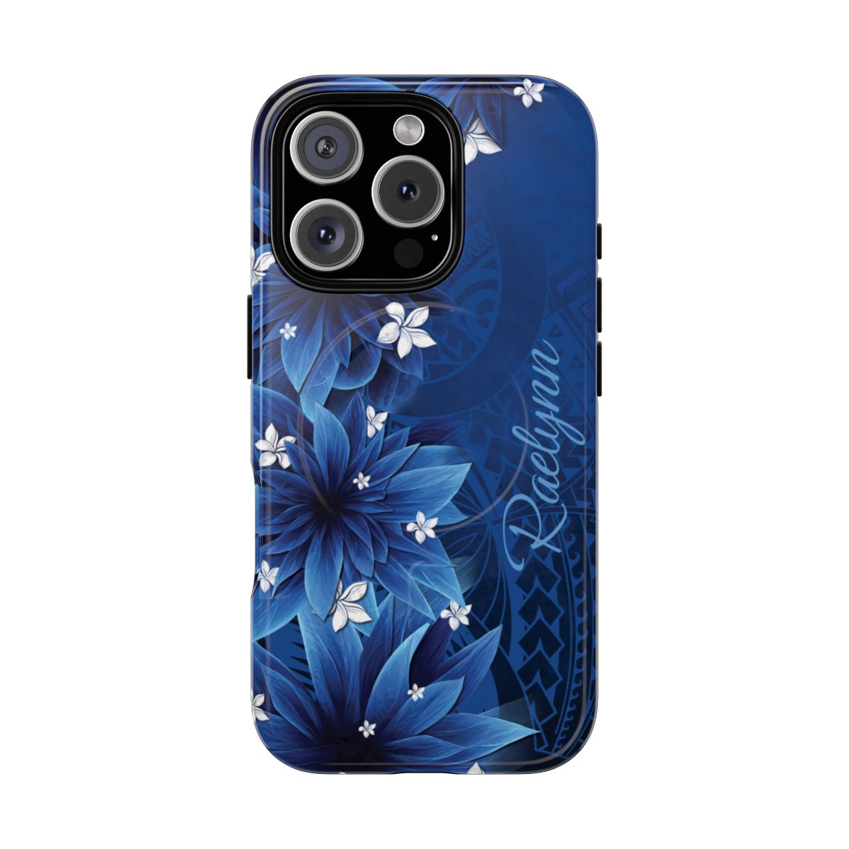 Hoku Pua Personalized Magnetic Tough for iPhone Phone Case The Local Banyan iPhone 16 Pro Glossy