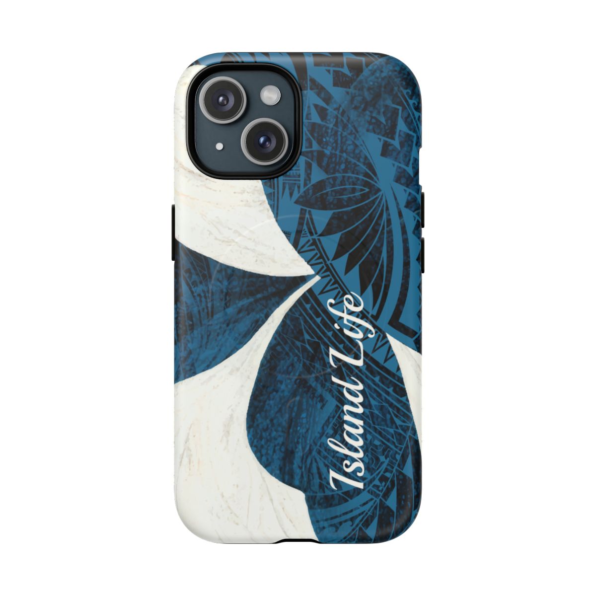 Hana Breeze Personalized MagSafe iPhone Case Side View - Dual Layer Drop Protection Hawaiian Phone Case - The Local Banyan
