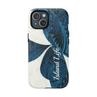 Hana Breeze Personalized MagSafe iPhone Case Side View - Dual Layer Drop Protection Hawaiian Phone Case - The Local Banyan