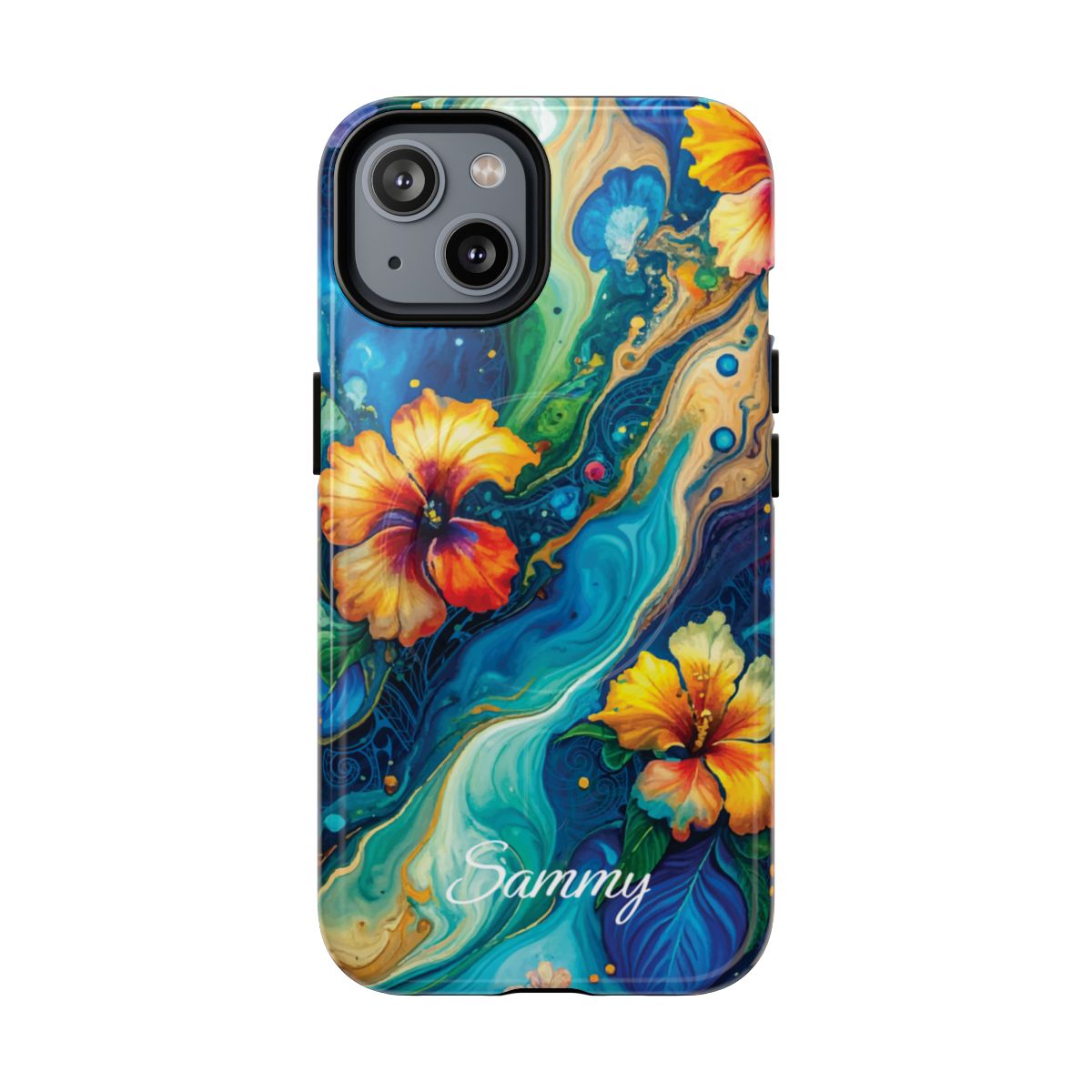 Aloalo Drift Personalized Magnetic Case for iPhone Phone Case The Local Banyan Glossy iPhone 14