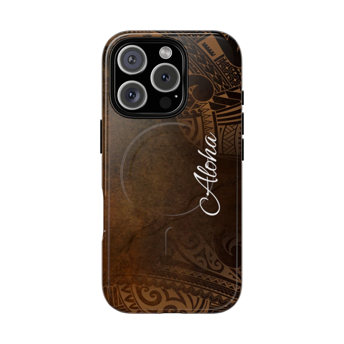 Aloha Aina Personalized Magnetic Case for iPhone Phone Case The Local Banyan iPhone 16 Pro Glossy
