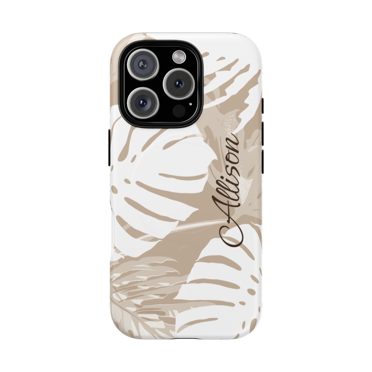 Exotic Monstera Personalized Magnetic Case for iPhone Phone Case The Local Banyan iPhone 16 Pro Matte