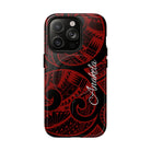 Island Tribal Personalized Magnetic Case for iPhone Phone Case The Local Banyan iPhone 14 Pro Glossy
