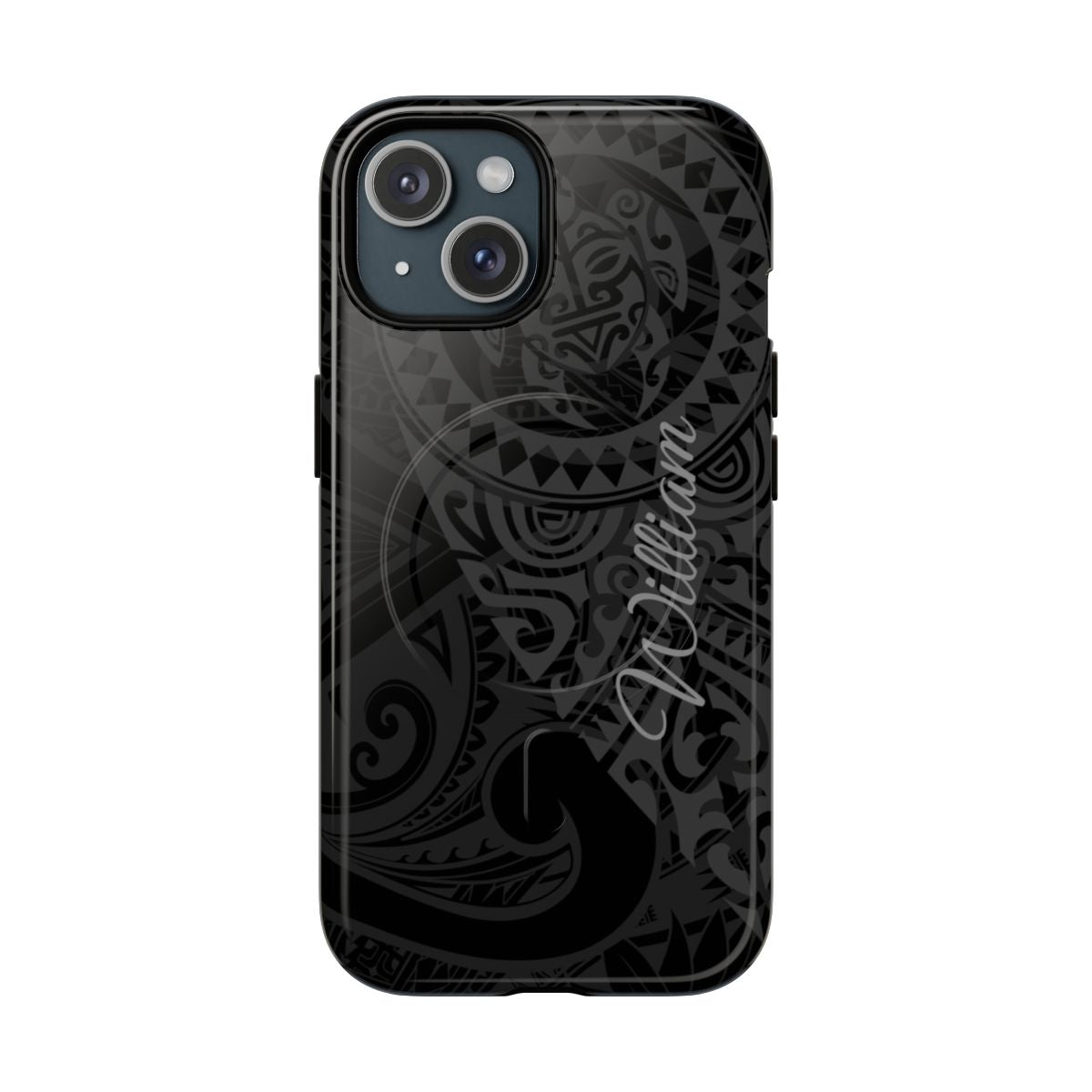 Tribal Guardian Personalized Magnetic Case for iPhone Phone Case The Local Banyan iPhone 15 Glossy