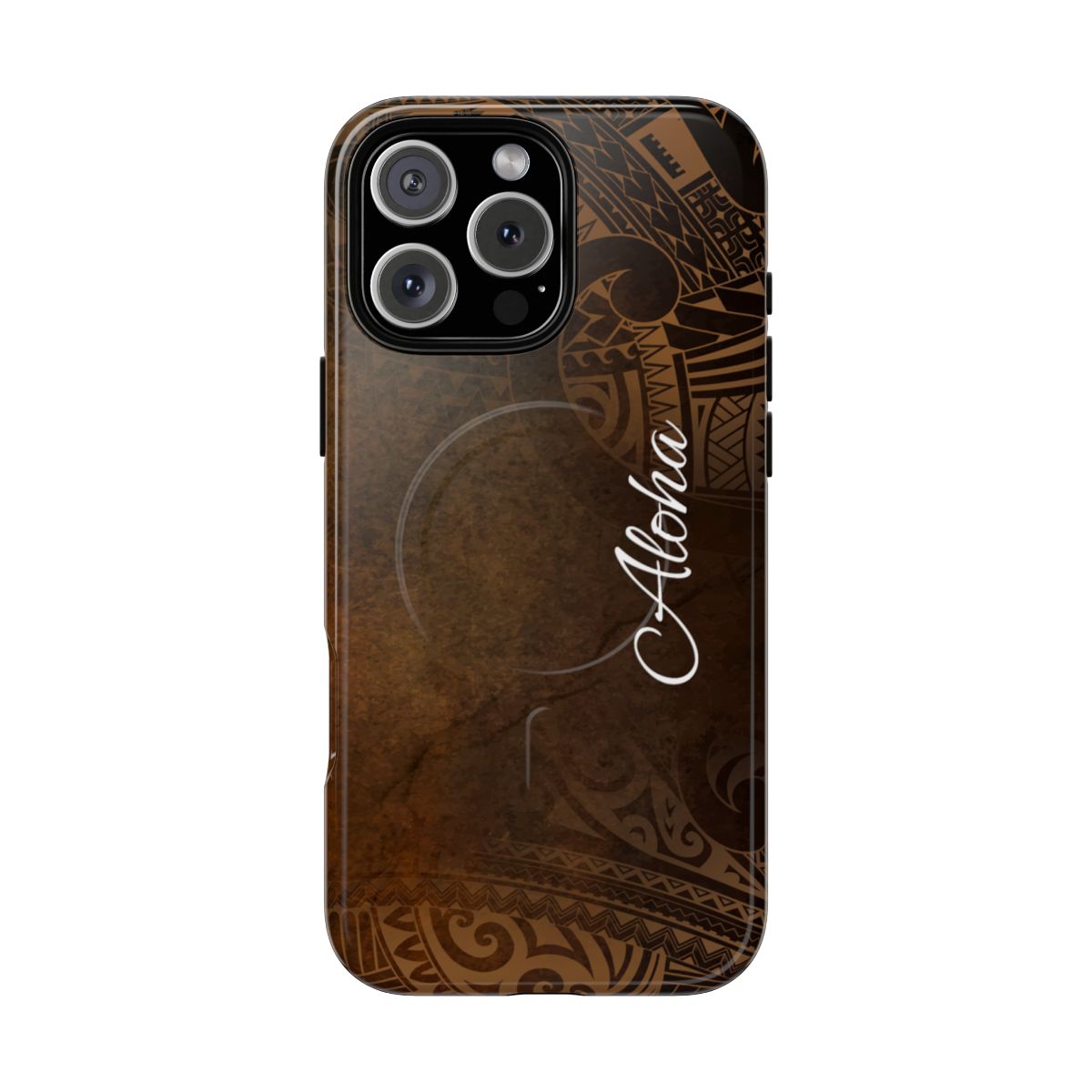 Aloha Aina Personalized Magnetic Case for iPhone Phone Case The Local Banyan iPhone 16 Pro Max Glossy