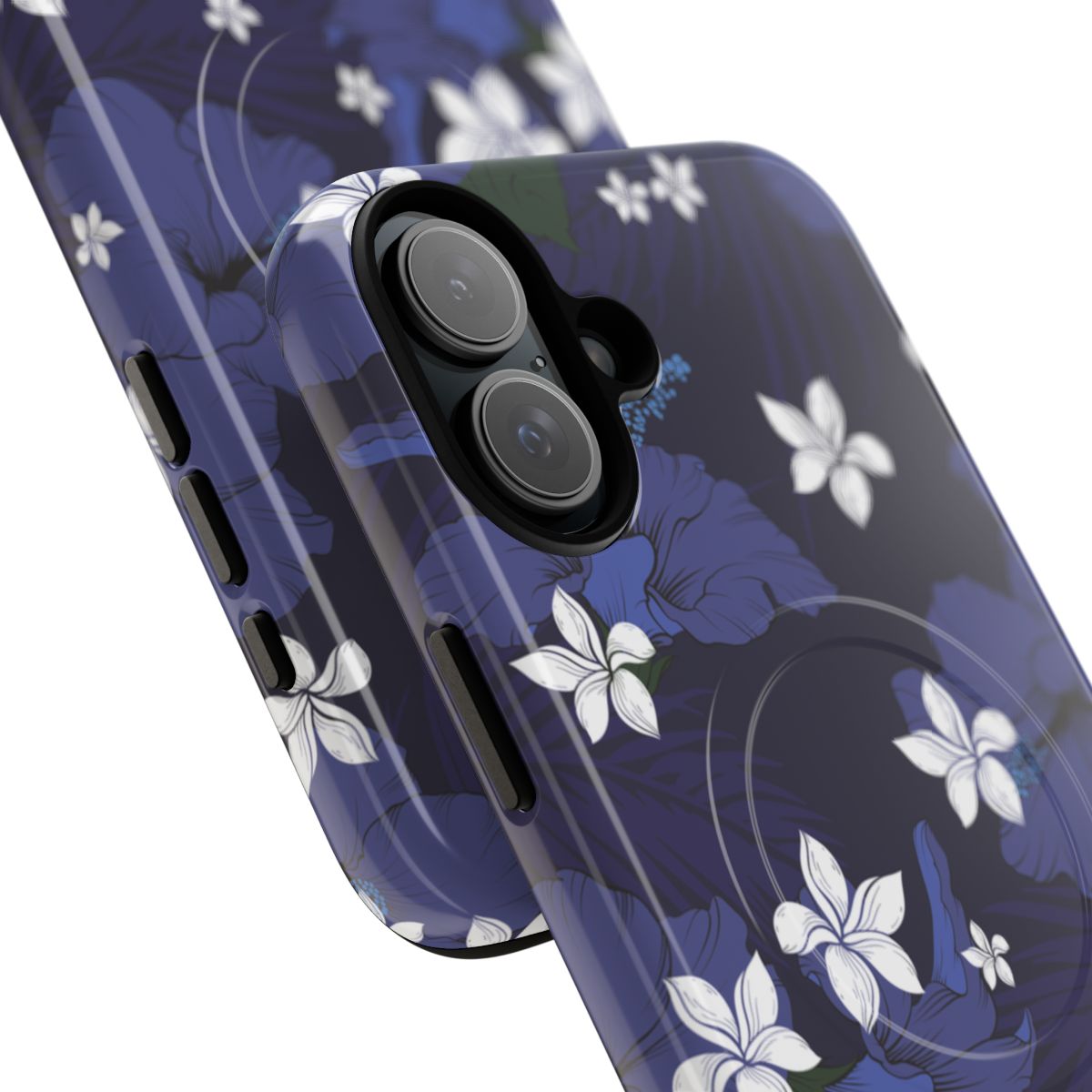 Vintage Blue Personalized Magnetic Case for iPhone Phone Case The Local Banyan