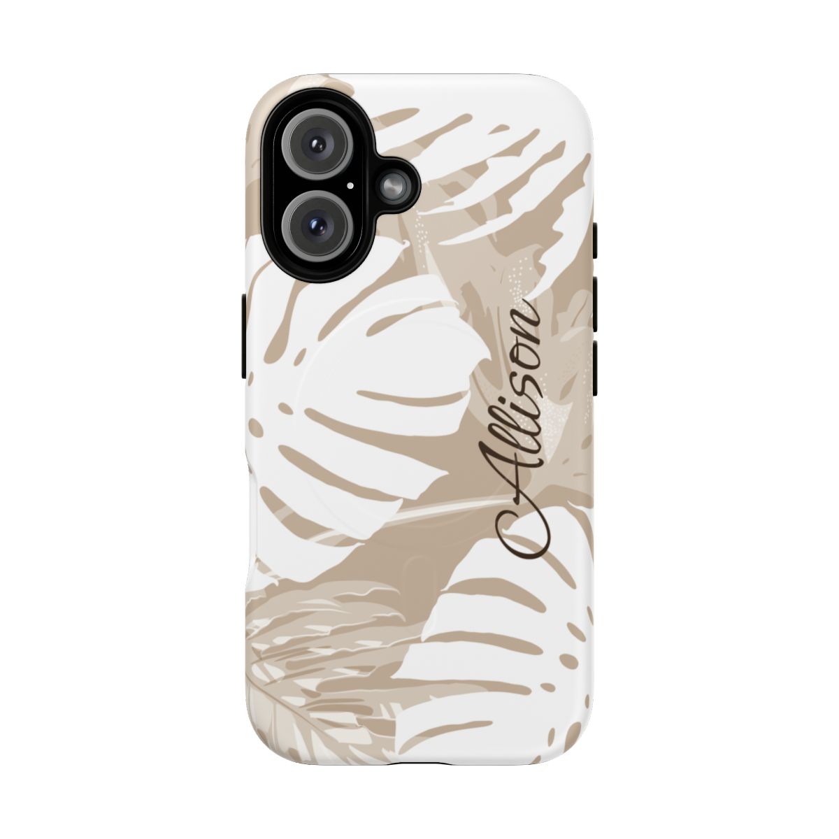Exotic Monstera Personalized Magnetic Case for iPhone Phone Case The Local Banyan iPhone 16 Matte