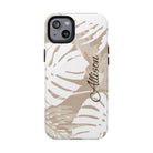 Exotic Monstera Personalized Magnetic Case for iPhone Phone Case The Local Banyan iPhone 14 Plus Glossy