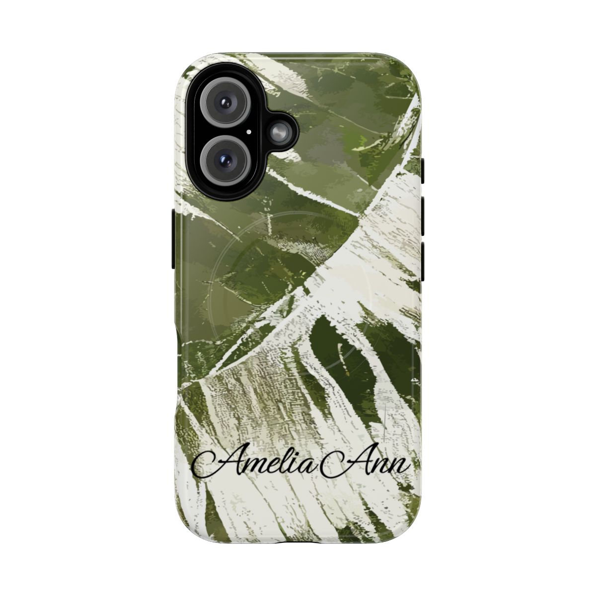 Island Breeze Personalized Magnetic Tough Case for iPhone Phone Case The Local Banyan iPhone 16 Glossy