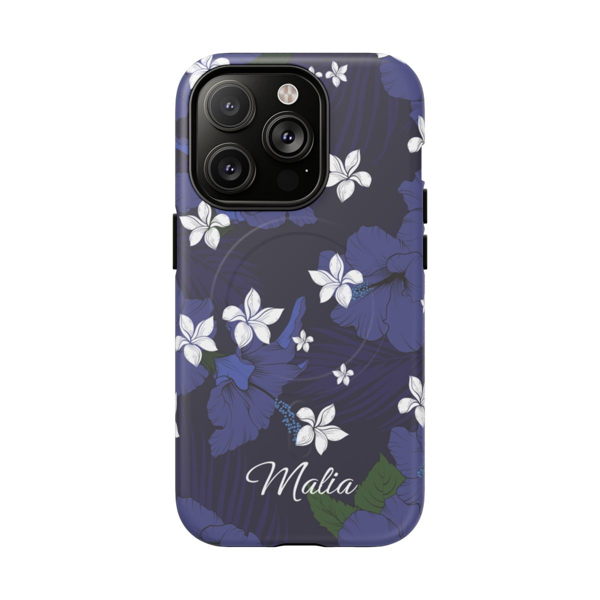 Vintage Blue Personalized Magnetic Case for iPhone Phone Case The Local Banyan iPhone 14 Pro Matte