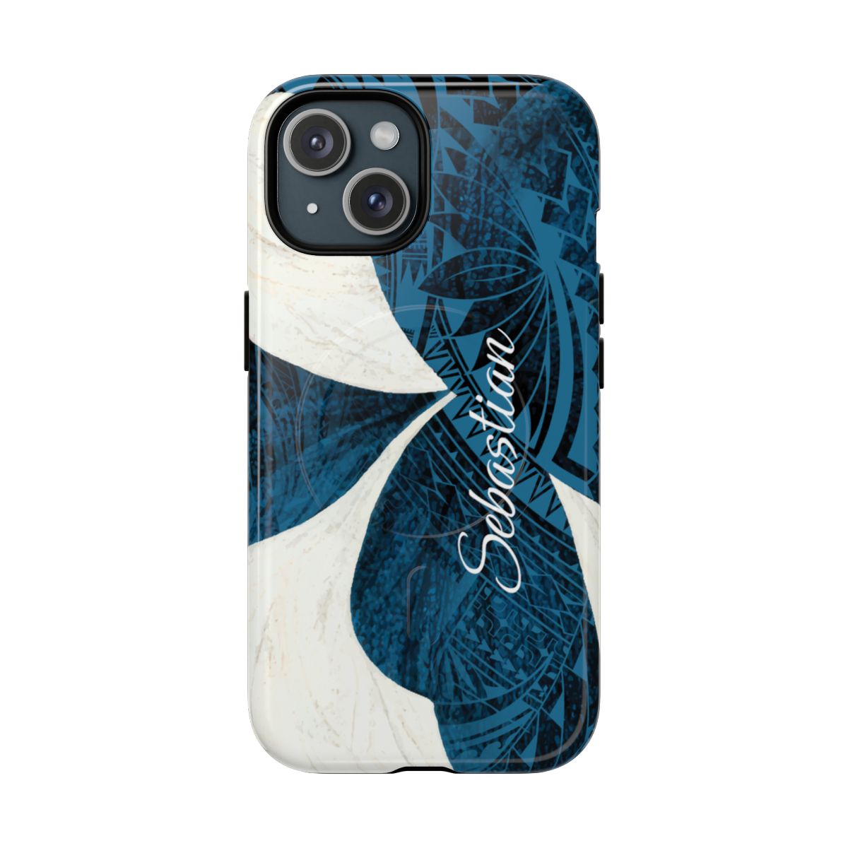 Hana Breeze Personalized Magnetic Case for iPhone Phone Case The Local Banyan iPhone 15 Glossy