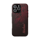 Eternal Ember Personalized MagSafe iPhone Case iPhone 16 Pro Max Matte - Hawaiian Red Tribal Polynesian Design - The Local Banyan