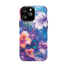 Aloha Wai Personalized MagSafe iPhone Case Side View - Dual Layer Drop Protection Hawaiian Phone Case - The Local Banyan
