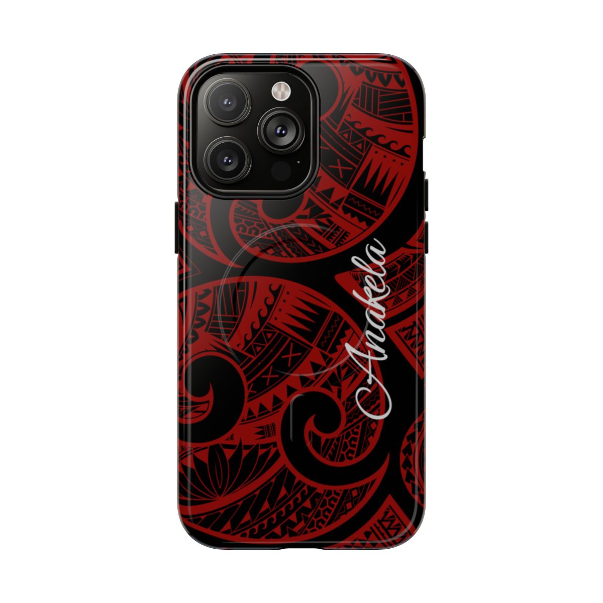 Island Tribal Personalized Magnetic Case for iPhone Phone Case The Local Banyan iPhone 14 Pro Max Glossy