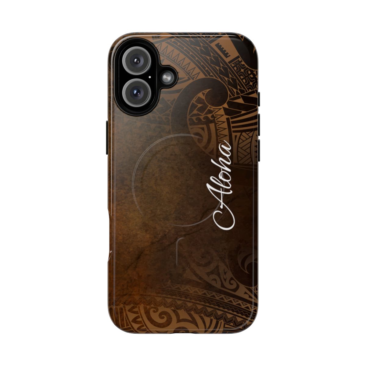 Aloha Aina Personalized Magnetic Case for iPhone Phone Case The Local Banyan iPhone 16 Plus Glossy