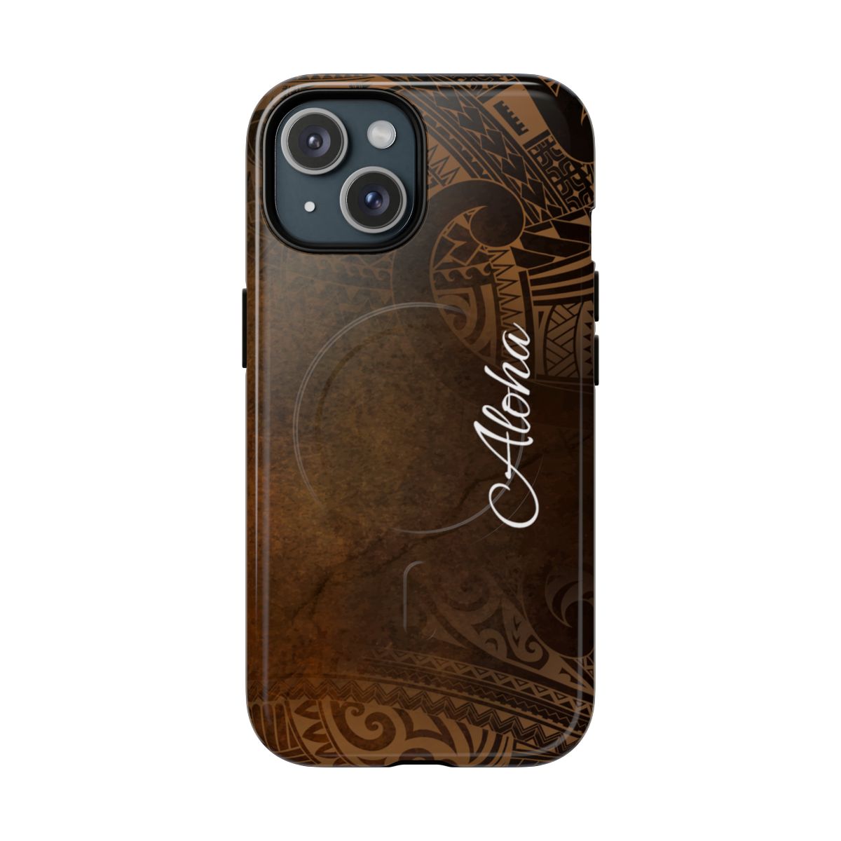 Aloha Aina Personalized Magnetic Case for iPhone Phone Case The Local Banyan iPhone 15 Glossy