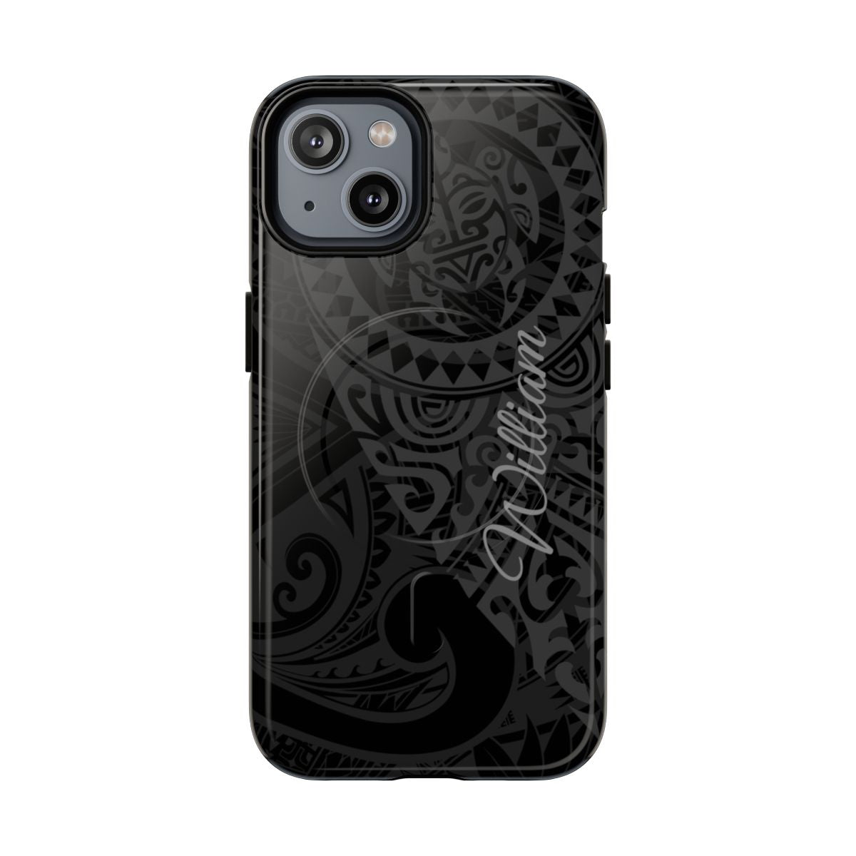 Tribal Guardian Personalized Magnetic Case for iPhone Phone Case The Local Banyan iPhone 14 Glossy