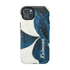 Hana Breeze Personalized MagSafe iPhone Case Side View - Dual Layer Drop Protection Hawaiian Phone Case - The Local Banyan